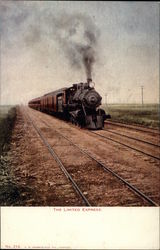 The Limited Express Locomotives Postcard Postcard