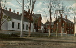 Warden's Residence and East Portion of State Prison Postcard