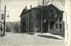 Town Hall New Milford, CT Postcard Postcard