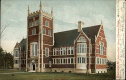 Hubbard Hall, Library of Bowdoin College Postcard