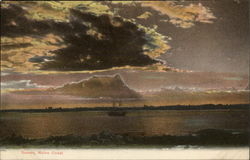 Sunset, Maine Coast Postcard Postcard
