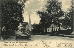 Second Street Presque Isle, ME Postcard Postcard