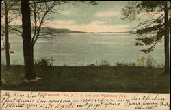 Greenwood Lake as seen from Windermere Hotel New York Postcard Postcard