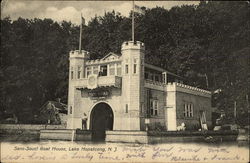 Sans-Souci Boat House Lake Hopatcong, NJ Postcard Postcard