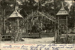 Entrance to Country Club Postcard