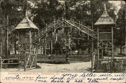 Entrance to Country Club Thomasville, GA Postcard Postcard