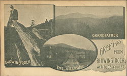 Greetings from Blowing Rock Postcard