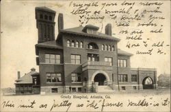 Grady Hospital Postcard