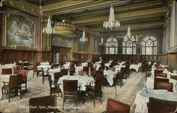 Dining Room, Hotel Alexandria Postcard