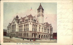 Post Office Omaha, NE Postcard Postcard
