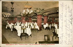 Gentlemen's Grill (Partial View), The Rathskeller Seattle, WA Postcard Postcard