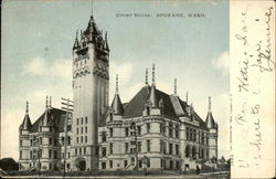 Court House Spokane, WA Postcard Postcard