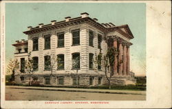 Carnegie Library Spokane, WA Postcard Postcard