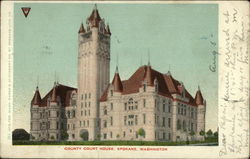 County Court House Spokane, WA Postcard Postcard