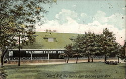 The Dance Hall Canobie Lake Park Salem, NH Postcard Postcard