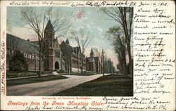 University of Vermont Postcard