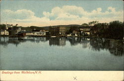 Greetings from Wolfeboro New Hampshire Postcard Postcard