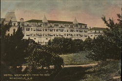 Hotel Wentworth From the Park New Castle, NH Postcard Postcard