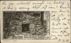 Old Oven Built for the Ex President Pierce, Hillsboro Bridge Postcard