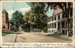 State Street and Pavilion Hotel Montpelier, VT Postcard Postcard