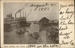 High Water, 1903 Postcard