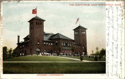 The Auditorium East Northfield, MA Postcard Postcard