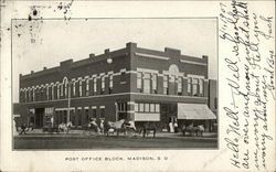 Post Office Block Postcard