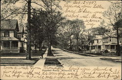 Donaldson Avenue Rutherford, NJ Postcard Postcard