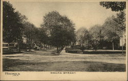 Broad Street Freehold, NJ Postcard Postcard