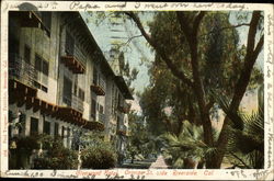 Glenwood Hotel, Orange St. Side Riverside, CA Postcard Postcard