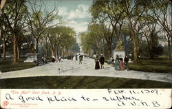"The Mall" Cent. Park Postcard