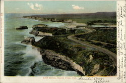 Cliff Drive Postcard