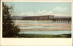 Rio Grande Bridge Albuquerque, NM Postcard Postcard