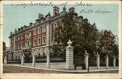 Residence of Andrew Carnegie Postcard