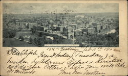 Hartford from the Capitol Dome Connecticut Postcard Postcard