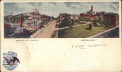 Army and Navy Hospital, Eastman Hotel Hot Springs, AR Postcard Postcard