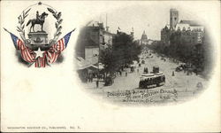 Pennsylvania Avenue from Treasury Building Postcard