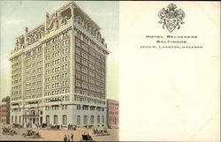 Hotel Belvedere Baltimore, MD Postcard Postcard