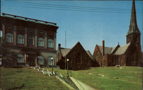 Masonic Temple and Emmanuel Episcopal Church Cumberland Maryland