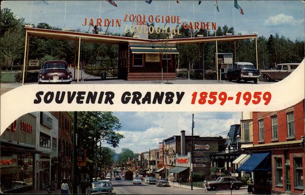 Souvenir Granby 1859-1959 PQ Canada Quebec
