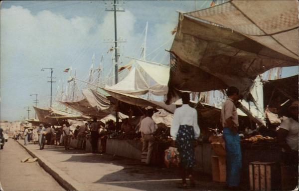 Willemstad Market Curacao Netherlands Antilles Herbert Lanks