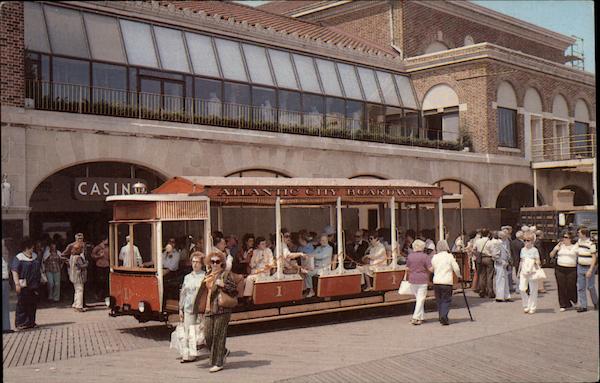 View on the famous Boardwalk Atlantic City New Jersey