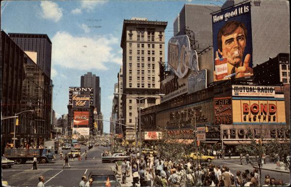 Famous Time Square New York