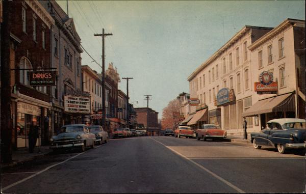Main Business Section, Main Street, Looking West Walden New York