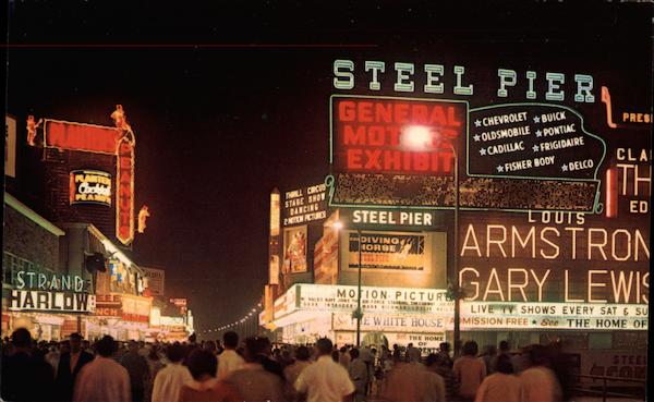 View of Steel Pier, Atlantic City New Jersey