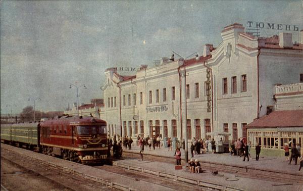 Waiting at the Train Station Russia