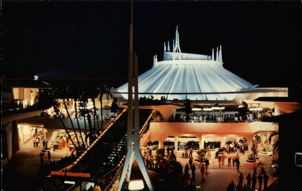 Spectacular Space Mountain Anaheim California Disney