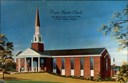 Prairie Baptist Church Prairie Village, KS Postcard Postcard