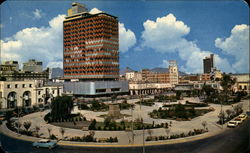 Vista de la Plaza de Zaragoza Monterrey, Mexico Postcard Postcard