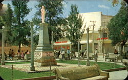 Benito Juarez Monument Matehuala, Mexico Postcard Postcard